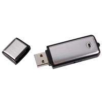 

KJB Security Products 8GB USB Flash Drive Voice Recorder, USB Direct Connect, Rechargeable Battery