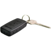 

KJB Security Products 2GB Key Fob Style Voice Recorder, USB Direct Connect, Rechargeable Battery