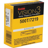 

KODAK VISION3 500T/7219 Color Negative Motion Picture Film, 16mm SP457 Winding B, T Core 1R-2994 Perforation, 400' Roll