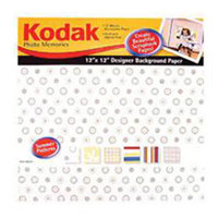 

KODAK Photo Memories 12x12" Scrapbook Designer Paper Pack - Summer Patterns Colors, 12 Sheets.