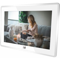 

KODAK 10" Touch Screen Digital Photo Frame Wi-Fi Enabled with HD Photo Display, Matte White