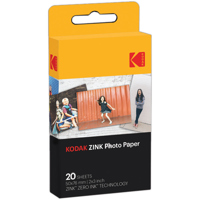 

KODAK 2x3" Photo Paper for ZINK Printer and Camera, 20 Sheets