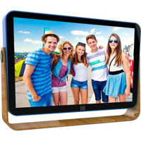 

KODAK 10" Touch Screen Rechargeable Digital Photo Frame Wi-Fi Enabled with HD Photo Display, Ocean Blue