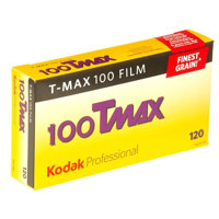 

KODAK T-Max 100, 100TMX, Black & White Negative Film ISO 100, 120 Size, Pack of 5,