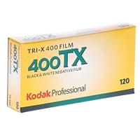 

KODAK Tri-X Pan 400, Five (5) Pack of TX 120 Black & White Negative Film ISO 400, 120 Size,