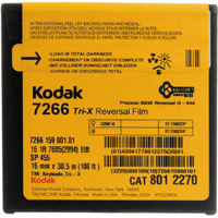 

KODAK TXR455 Tri-X Black & White Reversal Movie Film, 16mm, 100' Roll