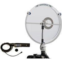 

Klover Sound Shark ACC Equalized Microphone XLR Kit, Includes Parabolic Collector, Countryman B3 Omnidirectional Lavalier Microphone, XLR Connector with Equalization Circuitry, Accessory Mounting Bracket & Wind Cover