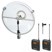 

Klover Sound Shark Pro Wireless Kit, Includes Parabolic Collector, Wind Cover & Sennheiser EW-112P-G3 Wireless Microphone