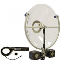 

Klover Sound Shark LED Equalized XLR Kit, Includes Parabolic Collector, 2x Lume Cube LED Lights & Equalized Microphone
