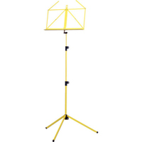 

K&M 100/1 Steel Music Stand, 625-1240mm / 24.61-48.82" Height, Yellow