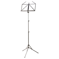 

K&M 10052 Steel Music Stand, XL Tall, 25.19-59.05" Adjustment Height, Black