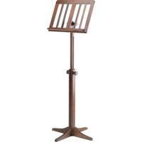 

K&M 116/1 Wooden Music Stand, 28.14-48.22" Height, Walnut