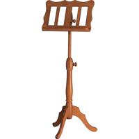 

K&M 117 Wooden Music Stand with Curved Baroque Design, 37.8-51.97" Adjustable Height, Cherrywood