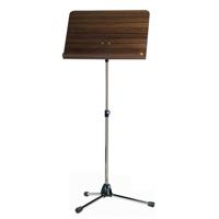 

K&M 118/1 Orchestra Music Stand with Chrome Stand and Walnut Wooden Desk