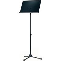 

K&M 118/1 Orchestra Music Stand with Aluminum Desk, 26.77-47.63" Height, Black