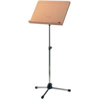 

K&M 118/1 Orchestra Music Stand with Chrome Stand and Beech Wooden Desk