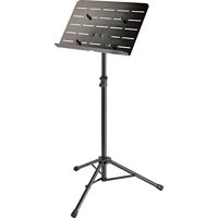 

K&M 11965 Orchestra Music Stand with Tablet Holder, Black