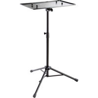 

K&M 12185 Height-Adjustable Steel Laptop Stand with Clamping Option, 22.05 lbs Capacity
