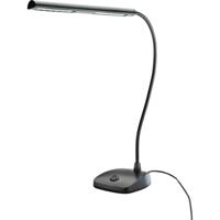 

K&M 12296 12 LEDs Piano Lamp, 2500 Lux Intensity, Flexible Gooseneck, Black