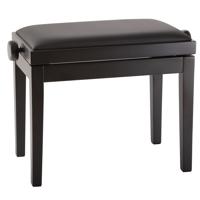 

K&M 13970 Piano Bench with Imitation Leather Cover, 18.9 - 22.8" Adjustable Height, Black Matte Finish