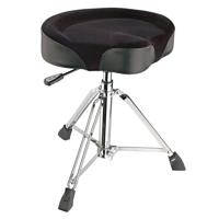 

K&M 14036 Drummer's Throne with Pneumatic Spring, 19.48 - 26.77" Adjustable Height, Black Velvet