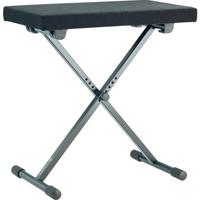 

K&M 14066 Keyboard Bench with Fabric Seat, Black