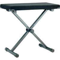 

K&M 14076 Keyboard Bench with Fabric Seat, 16.3-24" Adjustable Height, Black