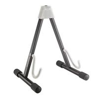 

K&M A-Frame Guitar Stand for Electric Guitars, Black with Translucent Supports