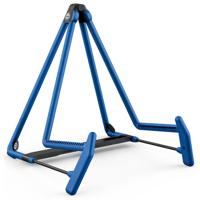 

K&M Heli-2 17580 Acoustic Guitar Stand, 185-230mm/7.28-9.06" Width Adjustment, Blue