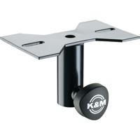 

K&M 195/8 Slip-On Speaker Mounting Adapter, 110.23 lb Capacity, Black