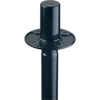 

K&M 19656 Zinc Die-Cast Flange Adapter for Speakers, 2.95" Installation Depth, Black