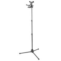 

K&M 19776 Universal Tablet Holder with Microphone Stand, Euro 3/8" Thread, 2.20lbs Capacity, 25.59-59.05" Height Adjustment