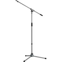 

K&M 21060 Soft Touch Telescoping Tripod Microphone Stand, 36.42-64.17" Height, Gray