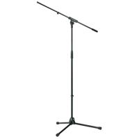 

K&M 210/6 Tripod Microphone Stand with 32" Boom, 36.41-64.17" Height Adjustment, Black
