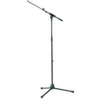 

K&M 210/8 Telescoping Tripod Microphone Stand with 16.73-28.54" Boom, 36.41-64.17" Height Adjustment, Black