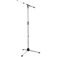 

K&M 210/9 Tripod Microphone Stand with Telescoping Boom, 17 to 29" Boom Arm Length, Chrome