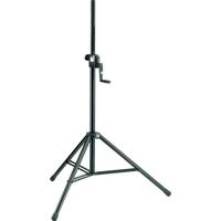 

K&M 213 Hand Crank Speaker Stand, 54.53-85.83" Height, 110.23 lb Capacity, Black