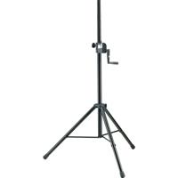 

K&M 21302 Hand Crank Speaker Stand, 54.53-85.83" Height, 88.11 lb Capacity, Black