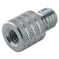 

K&M 219 Zinc-Plated Thread Adapter with Knurled Surface
