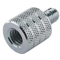 

K&M 21918 Zinc-Plated Thread Adapter with Knurled Surface
