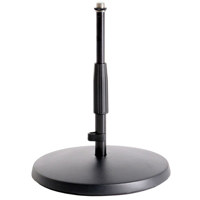 

K&M 23320 Floor and Tabletop Microphone Stand, 8.5-13.6" Height, Black