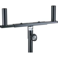 

K&M 24105 Speaker Mounting Fork, Holds Up to 2x 55 lb Speakers, Black