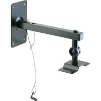 

K&M 24195 Speaker Wall/Ceiling Mount, 33.04 lb Capacity, Black