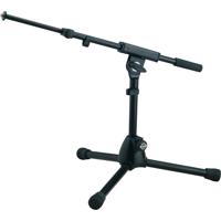 

K&M 25950 Rein Extra Low Design Microphone Stand with 2x Boom Arm, Black