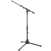 

K&M 259 Low Microphone Stand with Boom Arm, 16.73-25.39" Height, Black