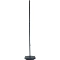 

K&M 260 Heavy Cast-Iron Round Base Microphone Stand, 34.2-61.6" Adjustable Height, Black