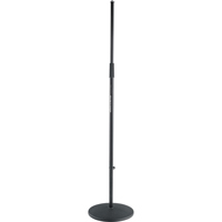

K&M 26140 Microphone Stand, 39.4-66.9" Height, Black