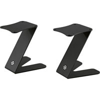 

K&M 26773 Z-Style Tabletop Monitor Stand, Structured Black, Pair