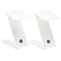 

K&M 26773 Z-Style Tabletop Monitor Stand, Pure White, Pair