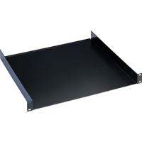 

K&M 28483 19" Rack Shelf, 3-Spaces Height, 15" Deep, Steel, Black